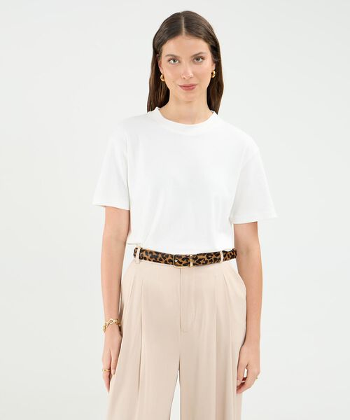 Camiseta Manga Corta Unicolor image number null