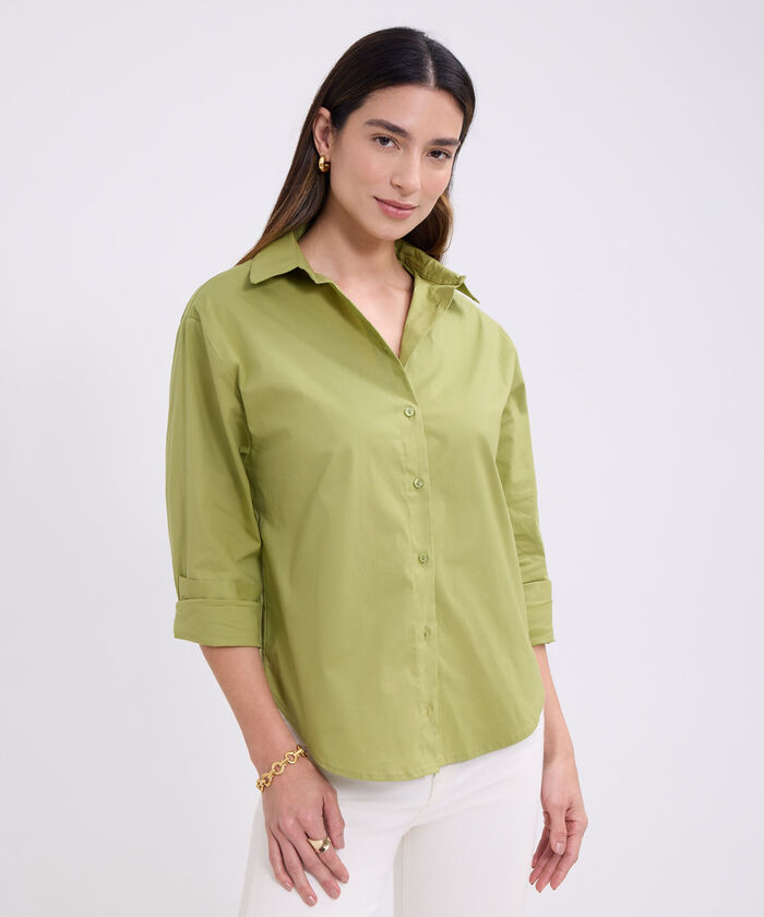 Camisa manga larga para mujer