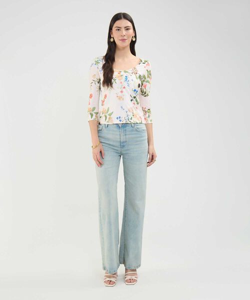 Camiseta Manga ¾ Estampada image number null