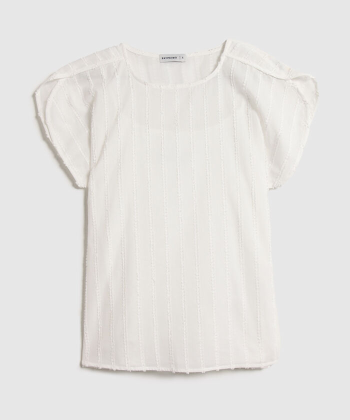 Blusa Unicolor Con Top Interno 