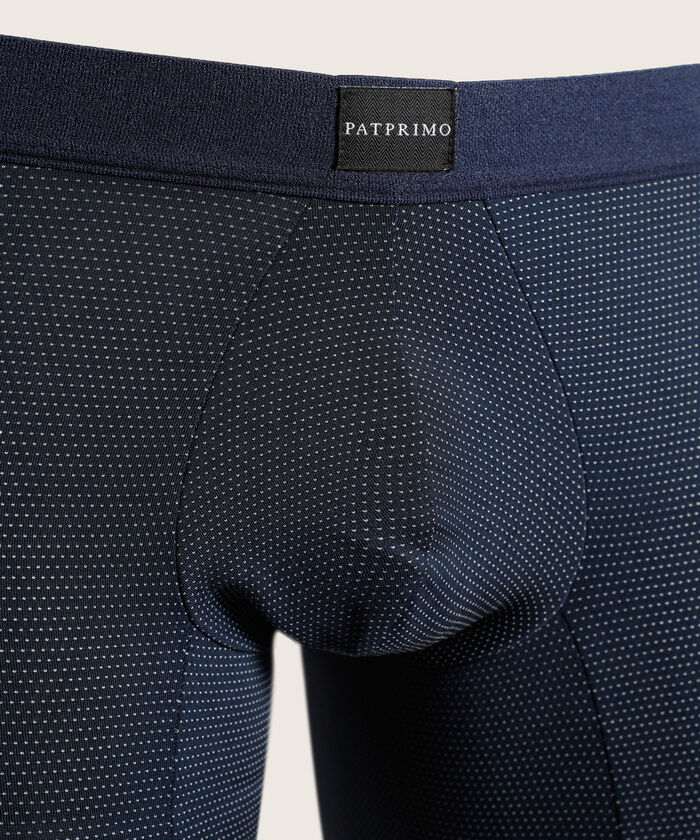 Boxer Pack X5 Medio Microfibra Unicolor Con Textura