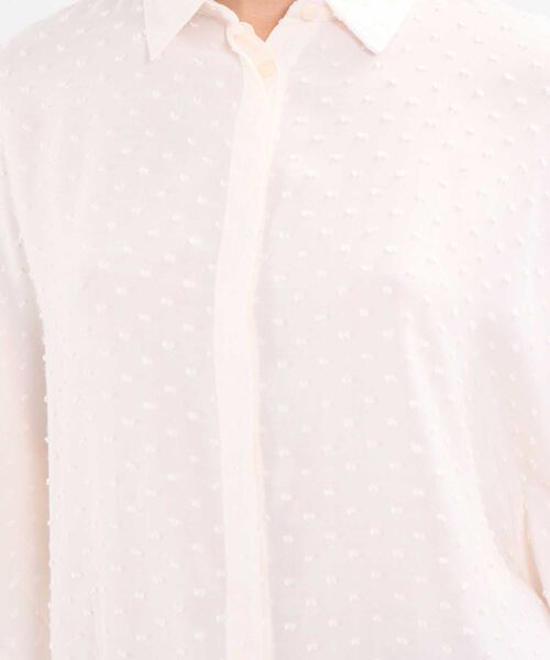 Camisa con Lunares en Tela image number null