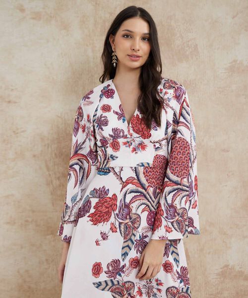 Vestido Escote V Beatriz Camacho image number null