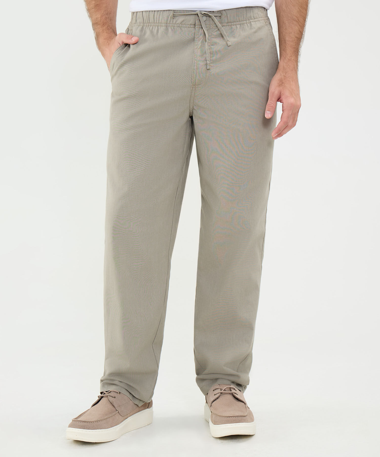 Pantalón en Efecto Lino