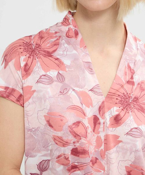 Camiseta Estampada Escote en V image number null