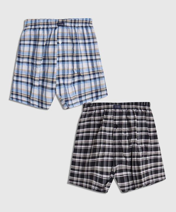 Pack X2 Boxer Holgados Para Hombre En Poli-Algod&oacute;n image number null