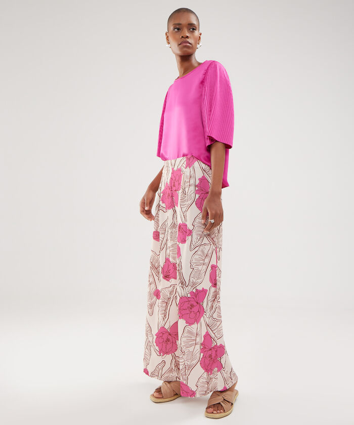 Pantalon Estampado Fluido