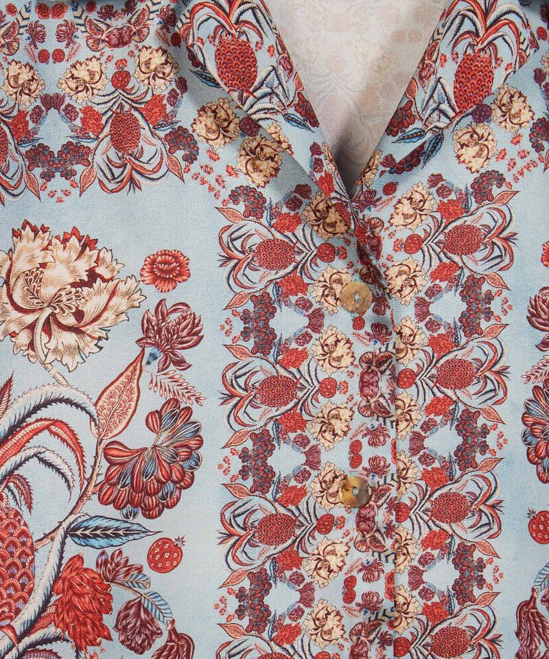 Camisa Resort Estampada Campa&ntilde;a Beatriz Camacho