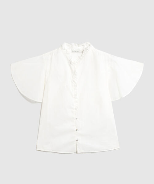 Blusa Unicolor Manga Corta  image number null