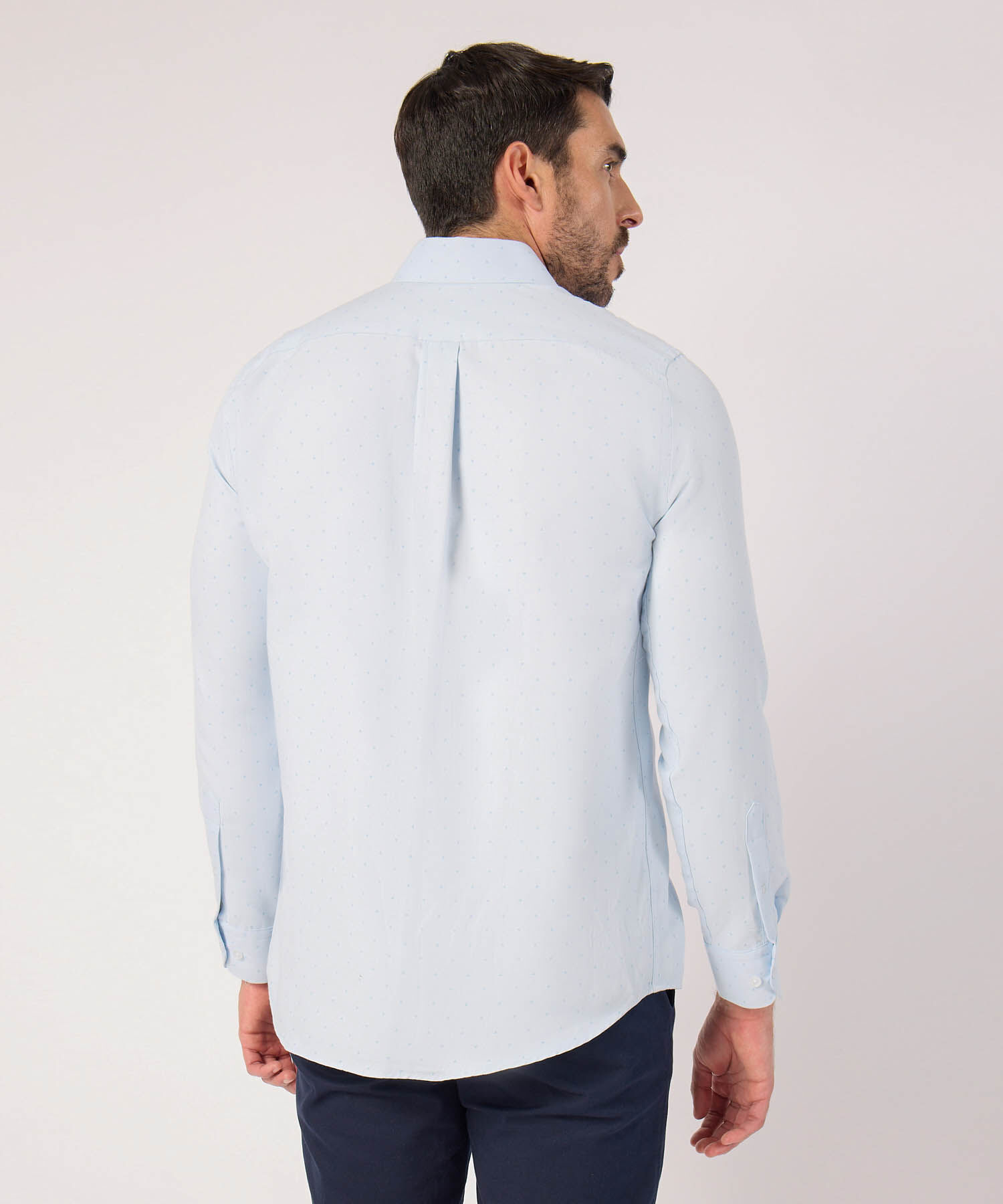 Camisa Estampada Con Bolsillo 