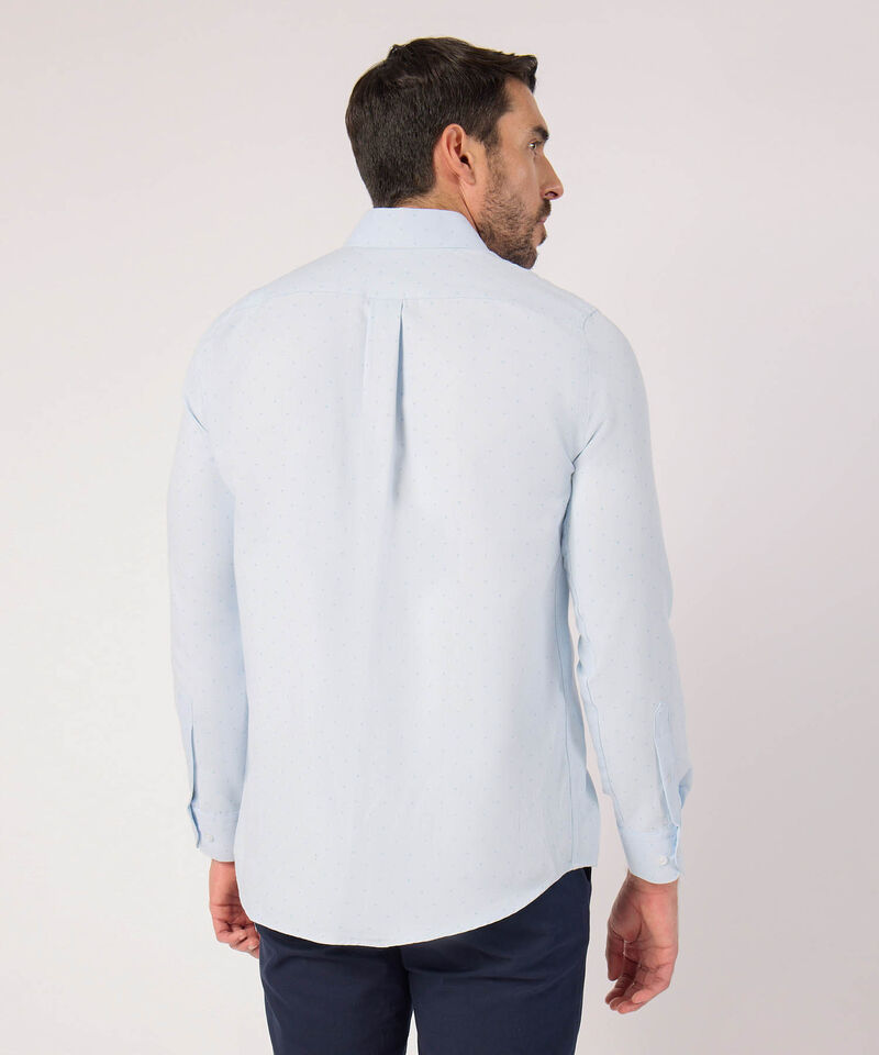 Camisa Estampada Con Bolsillo 