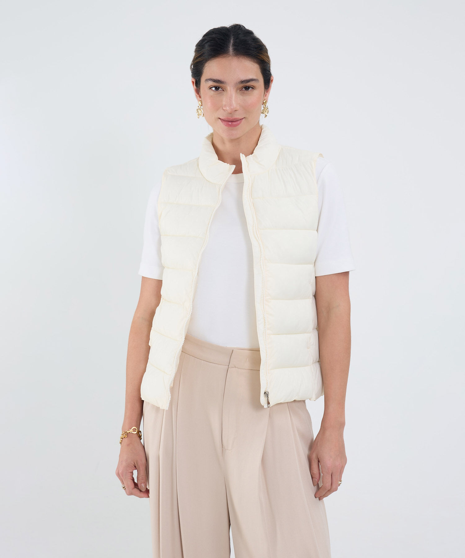 Chaleco Unicolor Acolchado