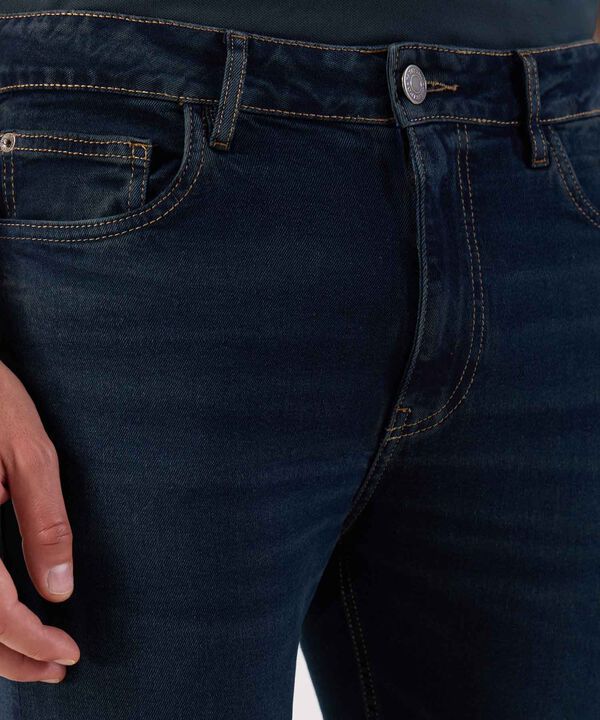 Jeans Skinny Con Costuras Para Hombre