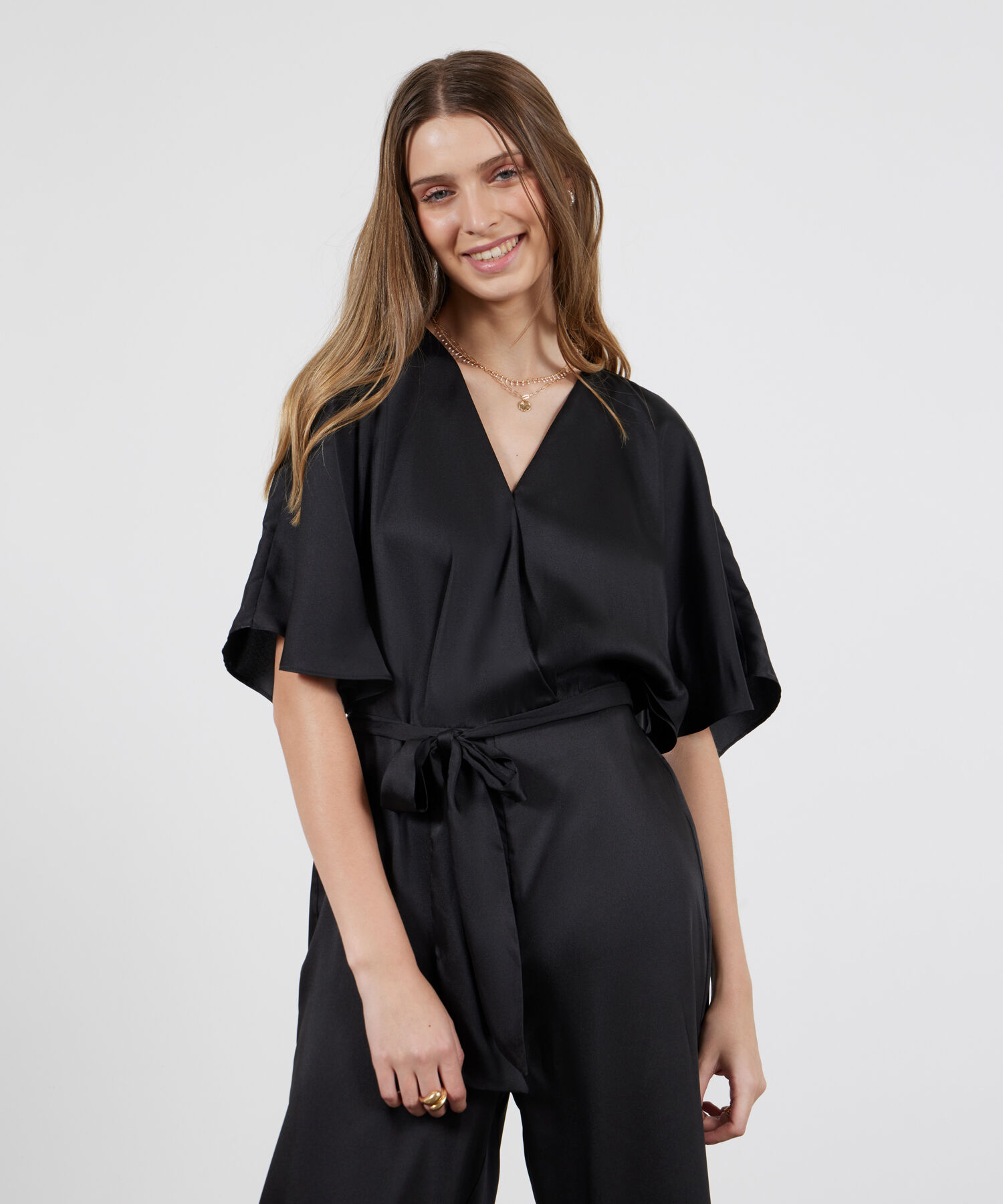 Enterizo Manga Corta Unicolor