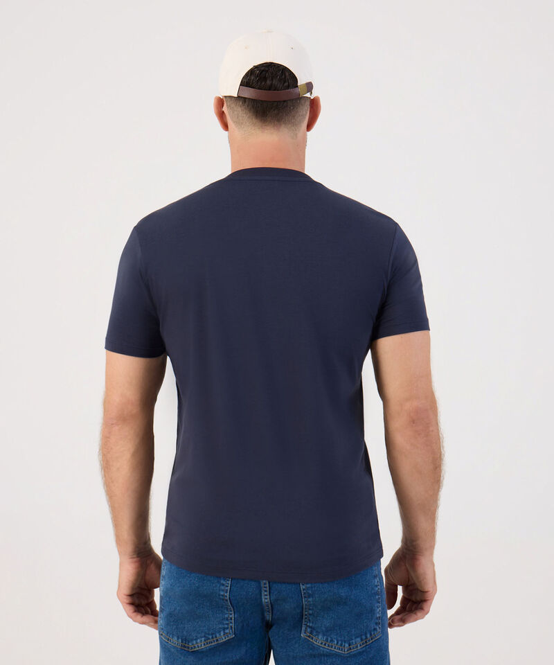 Camiseta B&aacute;sica Cuello Redondo Para Hombre
