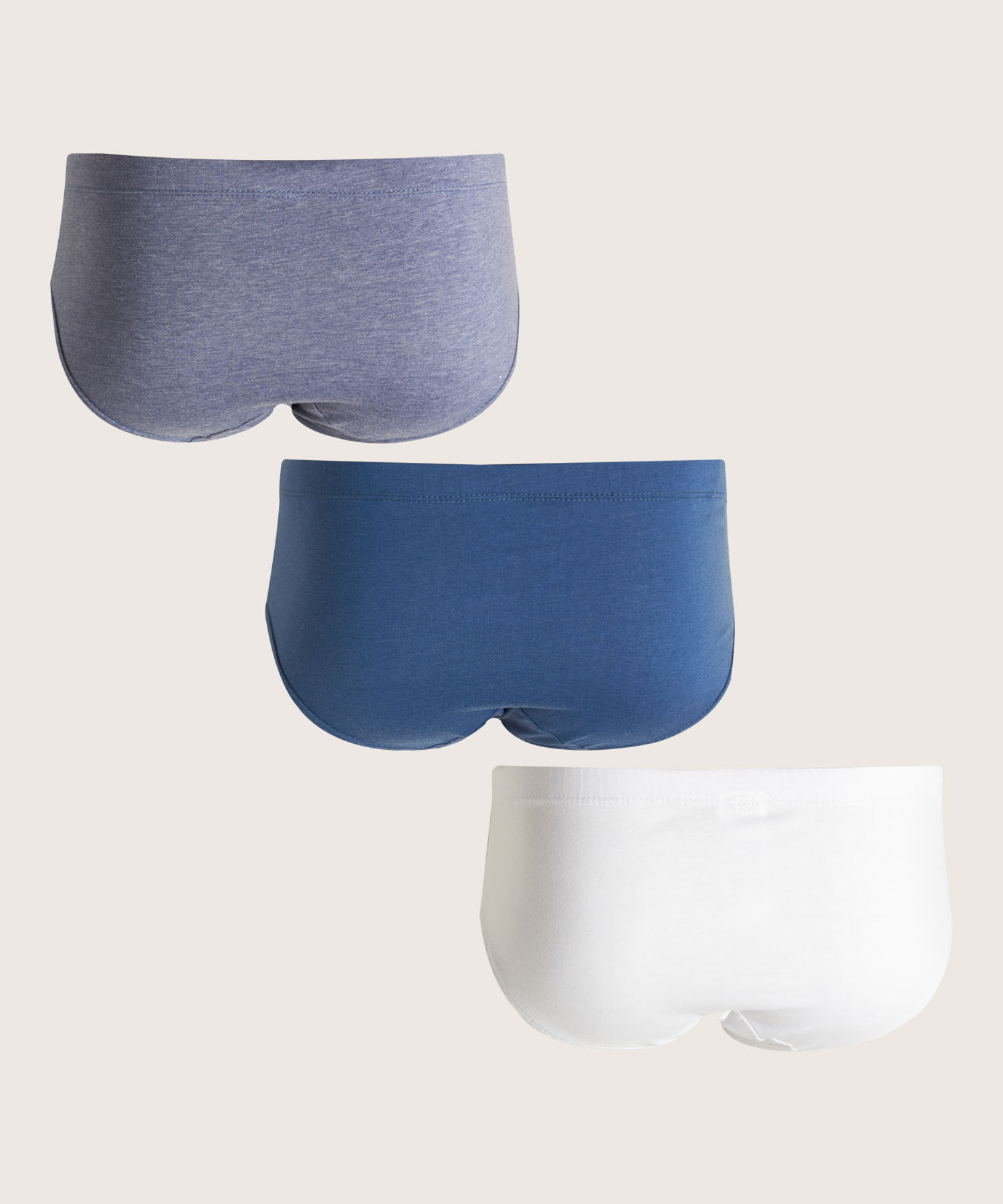 Pack X3 Calzoncillos Cl&aacute;sicos En Algod&oacute;n 