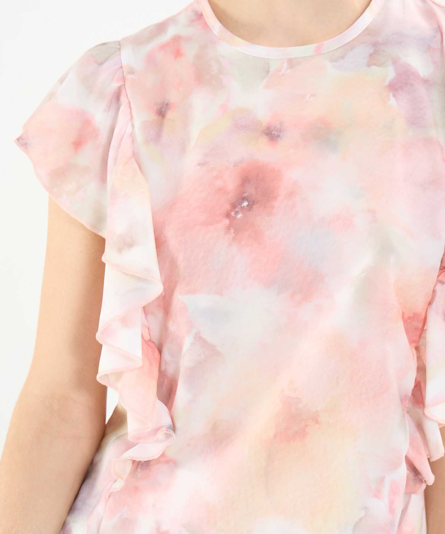 Blusa Estampada con Boleros