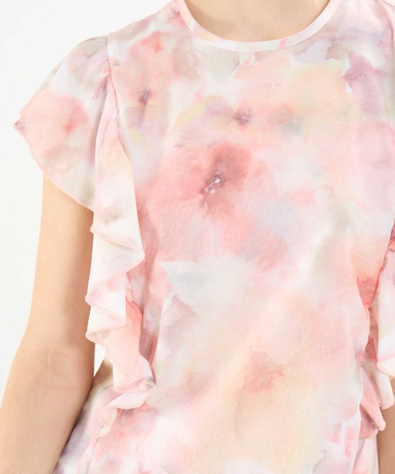 Blusa Estampada con Boleros