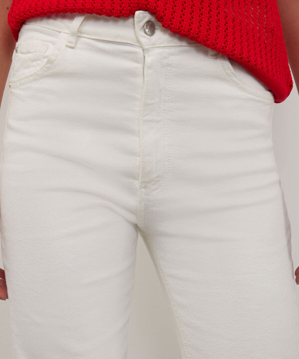 Jean Jean Straight Tono Off White