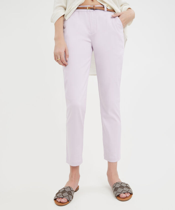 Pantalon Basico Bolsillos Diagonal