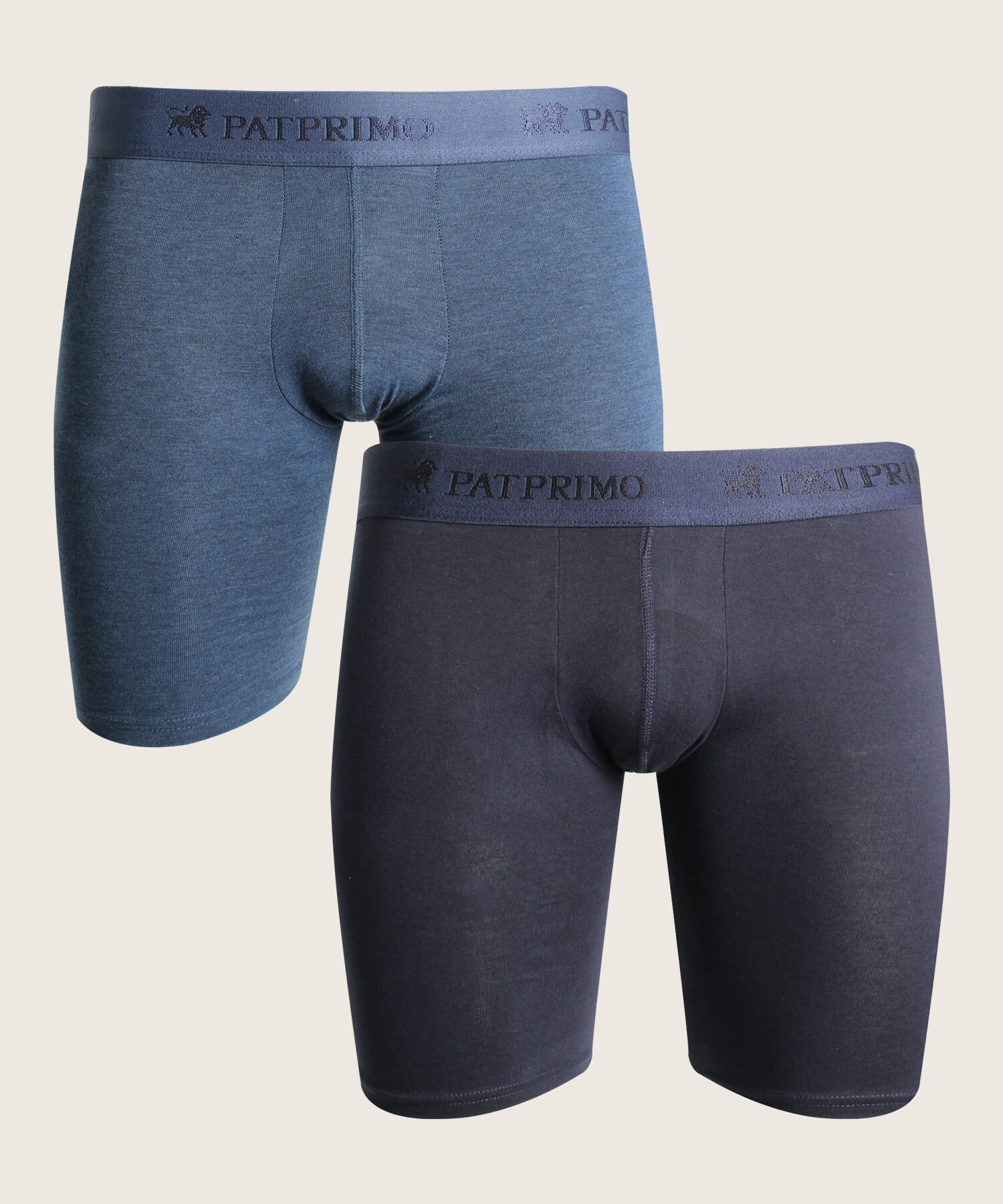 Boxer Pack X2 Largo Unicolor