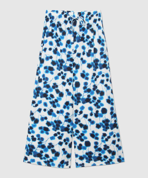 Pantalón Culotte Con Estampado