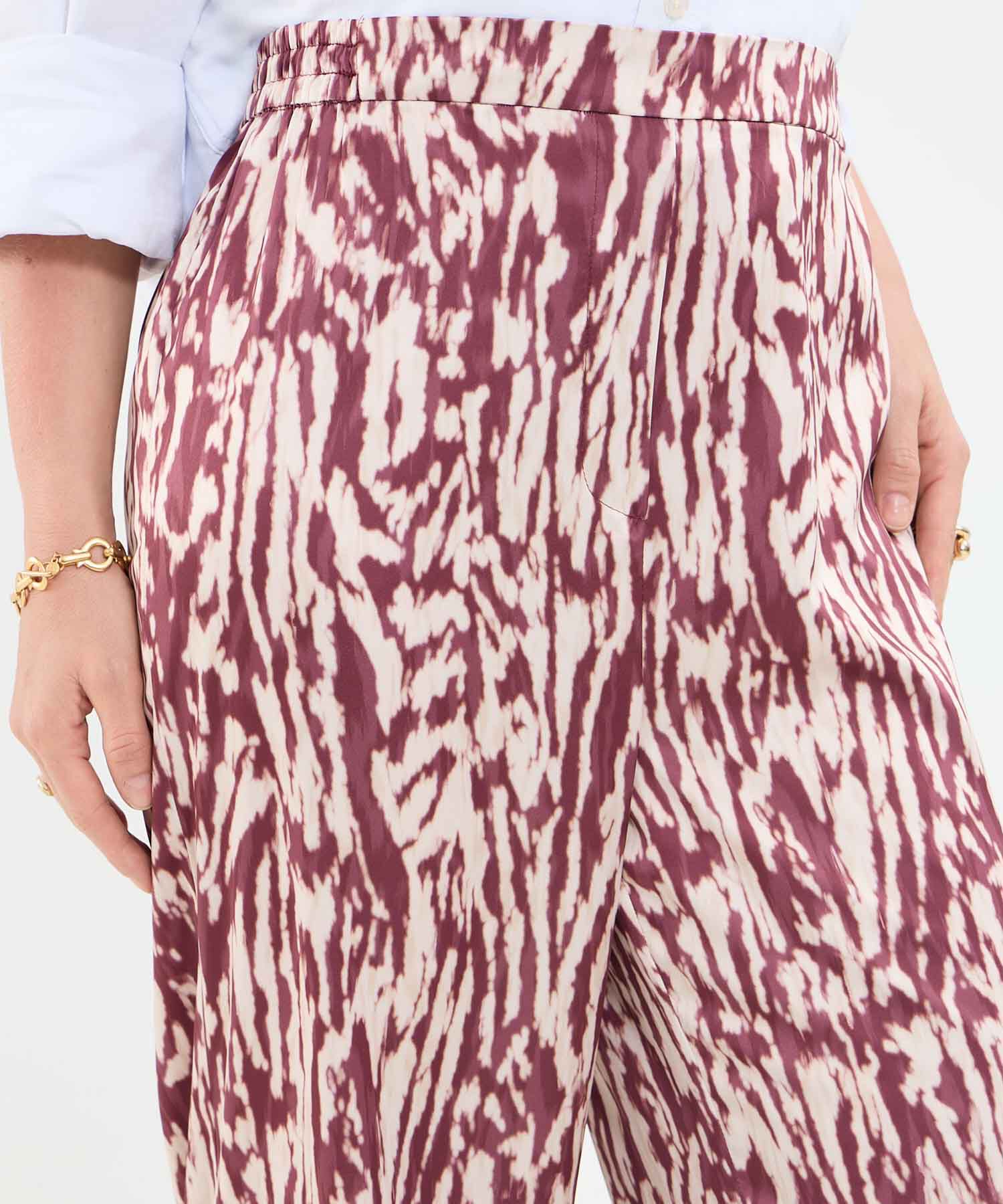 Pantal&oacute;n estampado para mujer