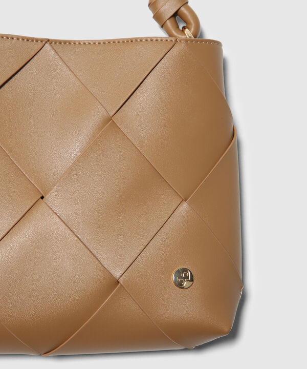 Bolso de Mano en Efecto Cuero