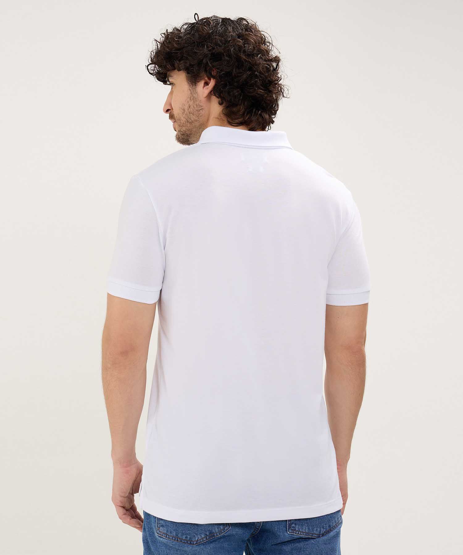 Polo Tejido Unicolor Cuello Y Puños Tejidos,Sin Bolsillo Con Hiladillo.