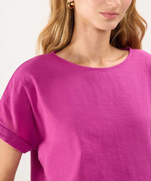 Blusa en Efecto Lino image number null