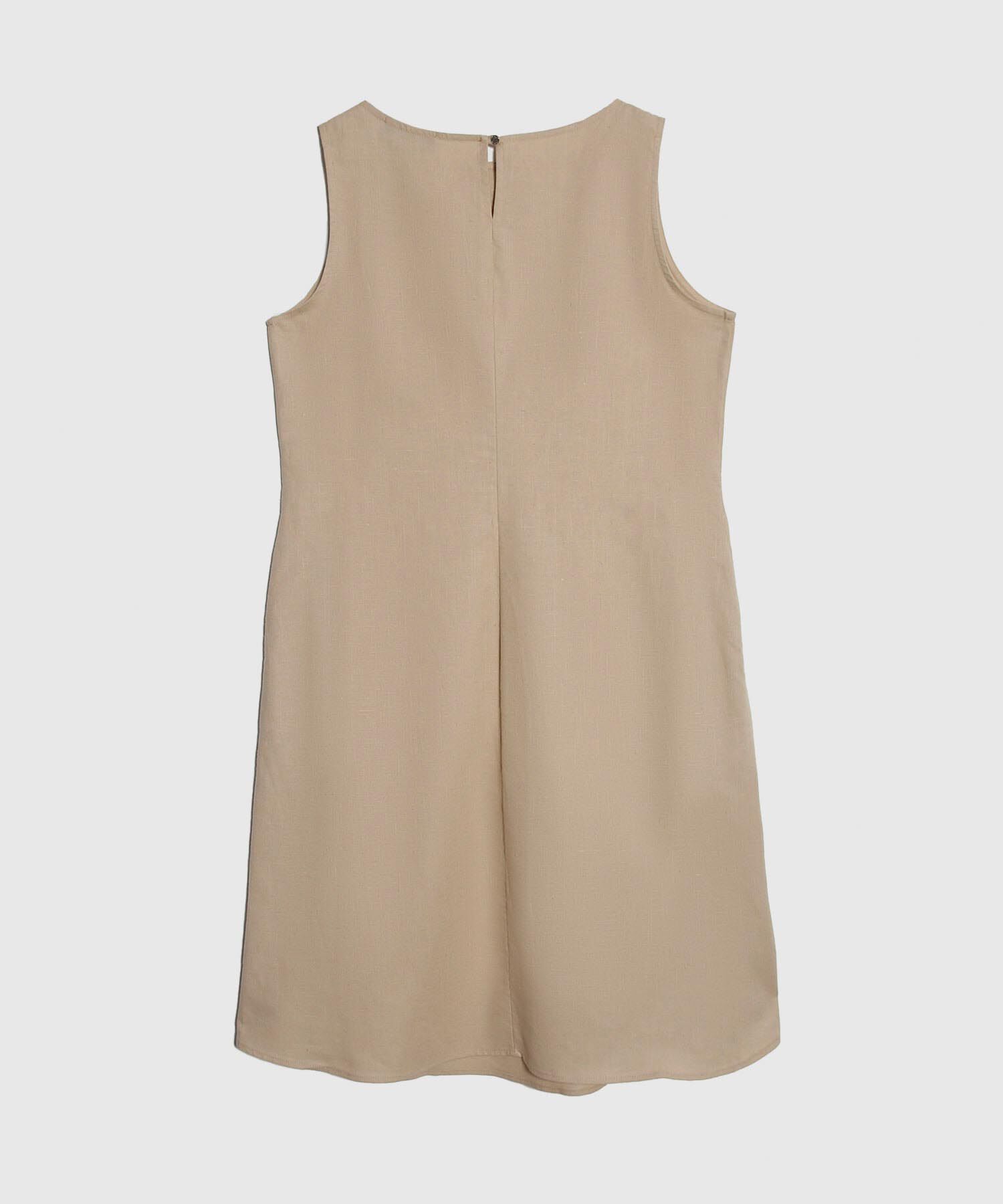 Vestido en Efecto Lino