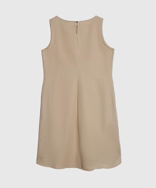 Vestido en Efecto Lino