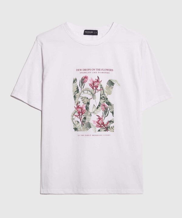 Camiseta Estampado Bot&aacute;nico