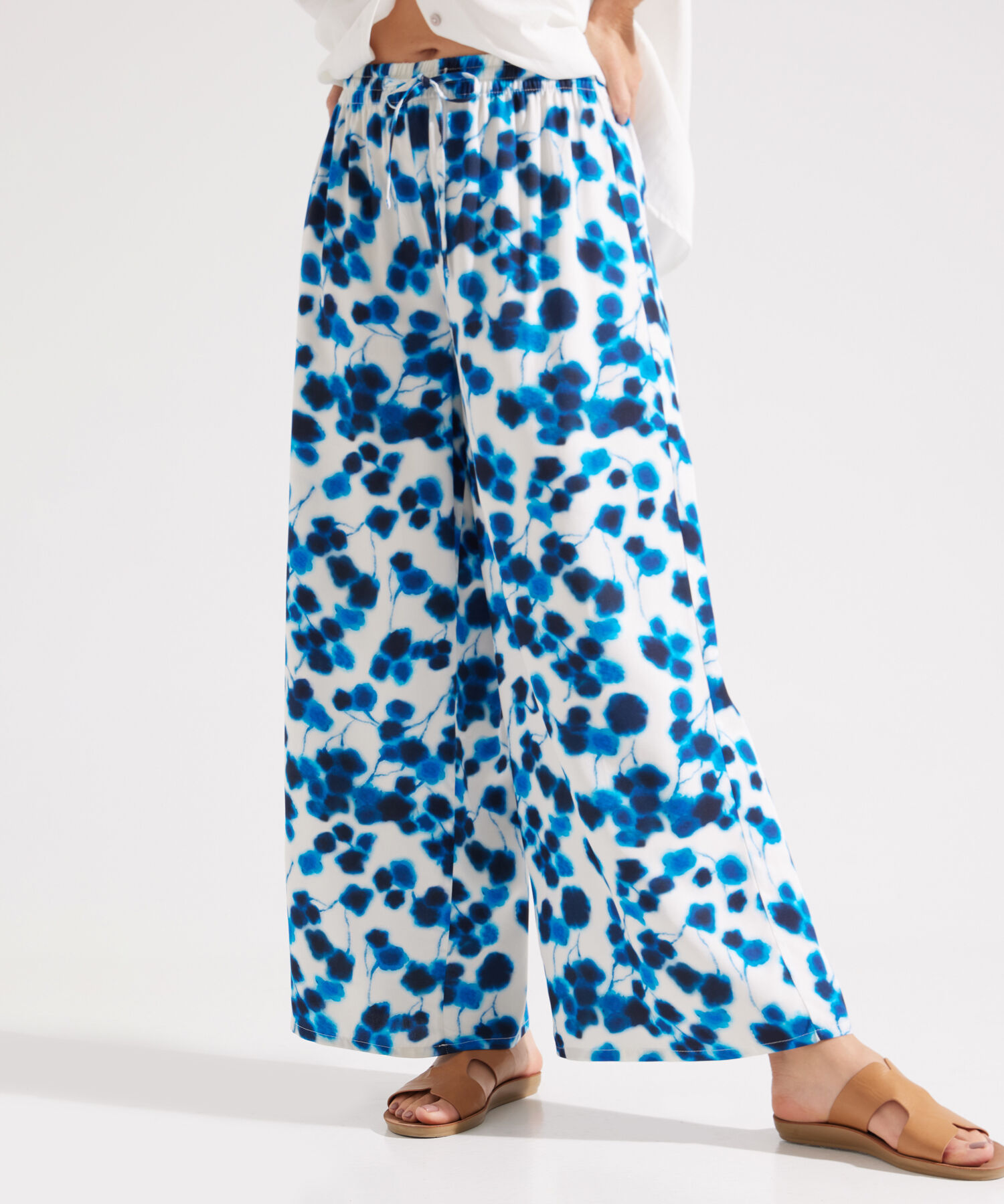 Pantalón Culotte Con Estampado