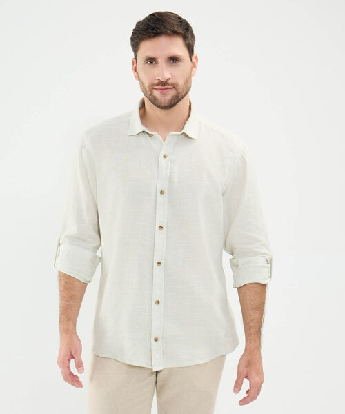 Camisa en Efecto Rústico image number null