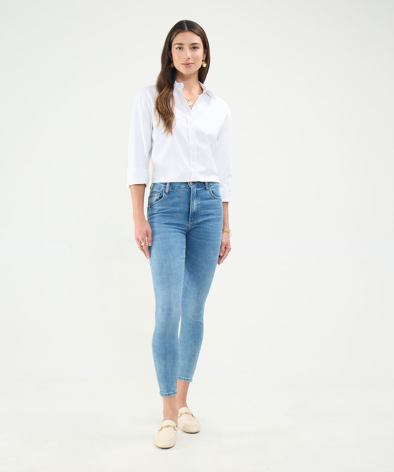 Jeans Skinny Tono Medio