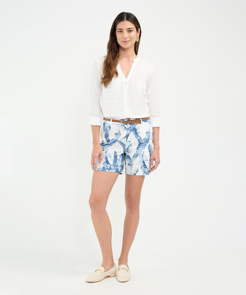 Blusa en Efecto Lino image number null