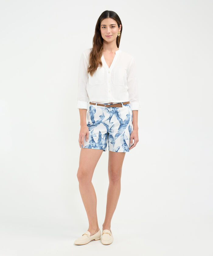 Blusa en Efecto Lino