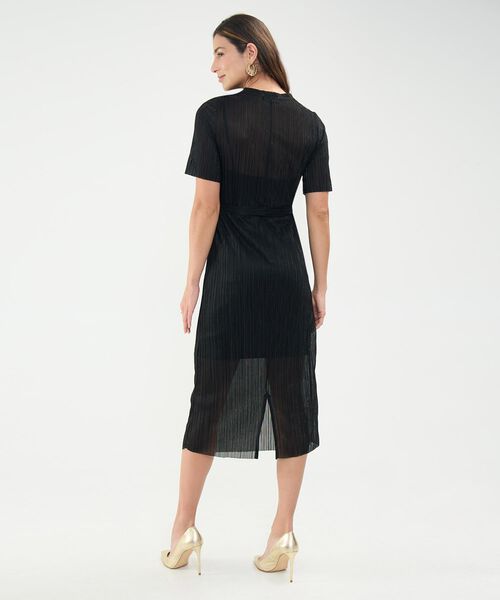 Vestido Midi con Brillos