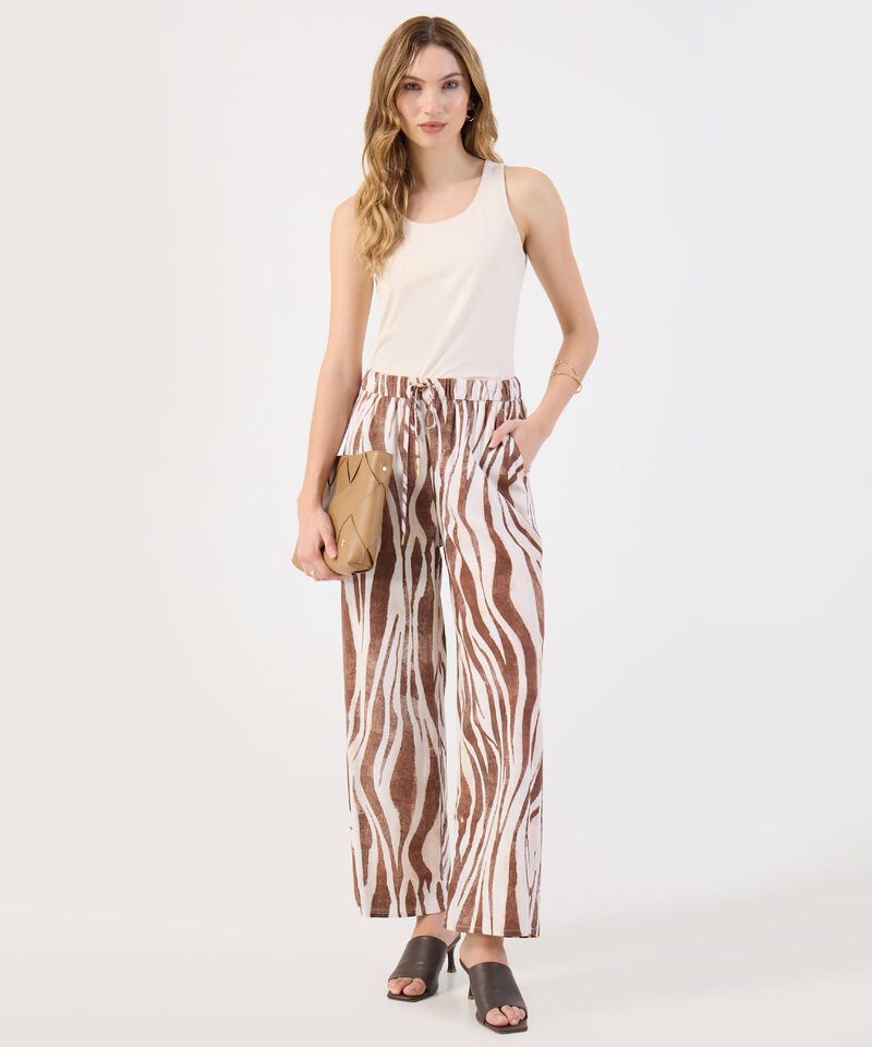 Pantal&oacute;n Palazzo Estampado