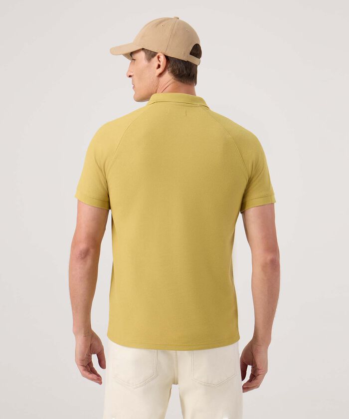 Polo Unicolor Con Cremallera