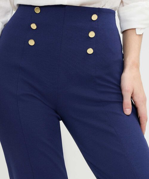 Leggins Unicolor Con Botones image number null