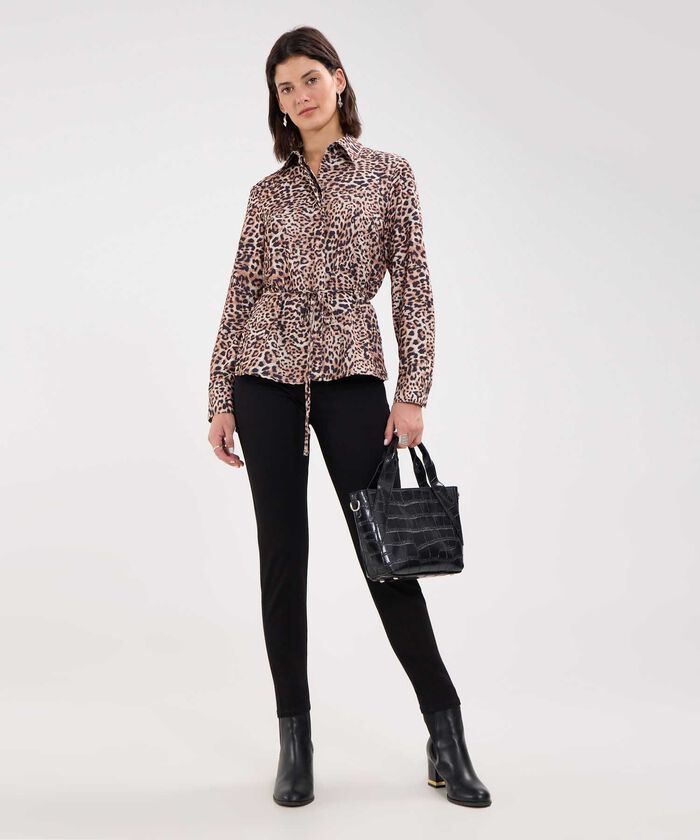 Camisa Animal Print de Manchas