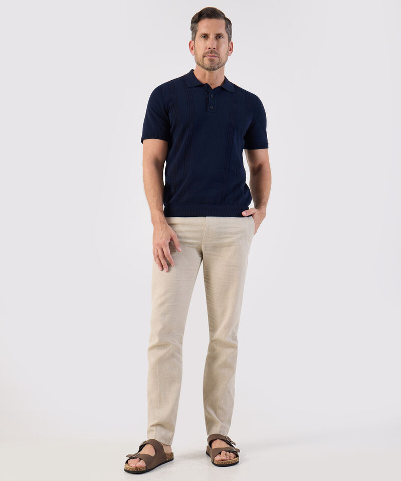 Pantal&oacute;n Tejido Casual Para Hombre