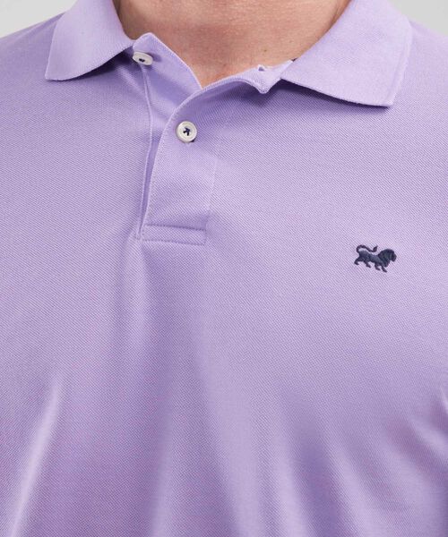 Polo Tejido Unicolor Cuello Y Puños Tejidos,Sin Bolsillo Con Hiladillo. image number null