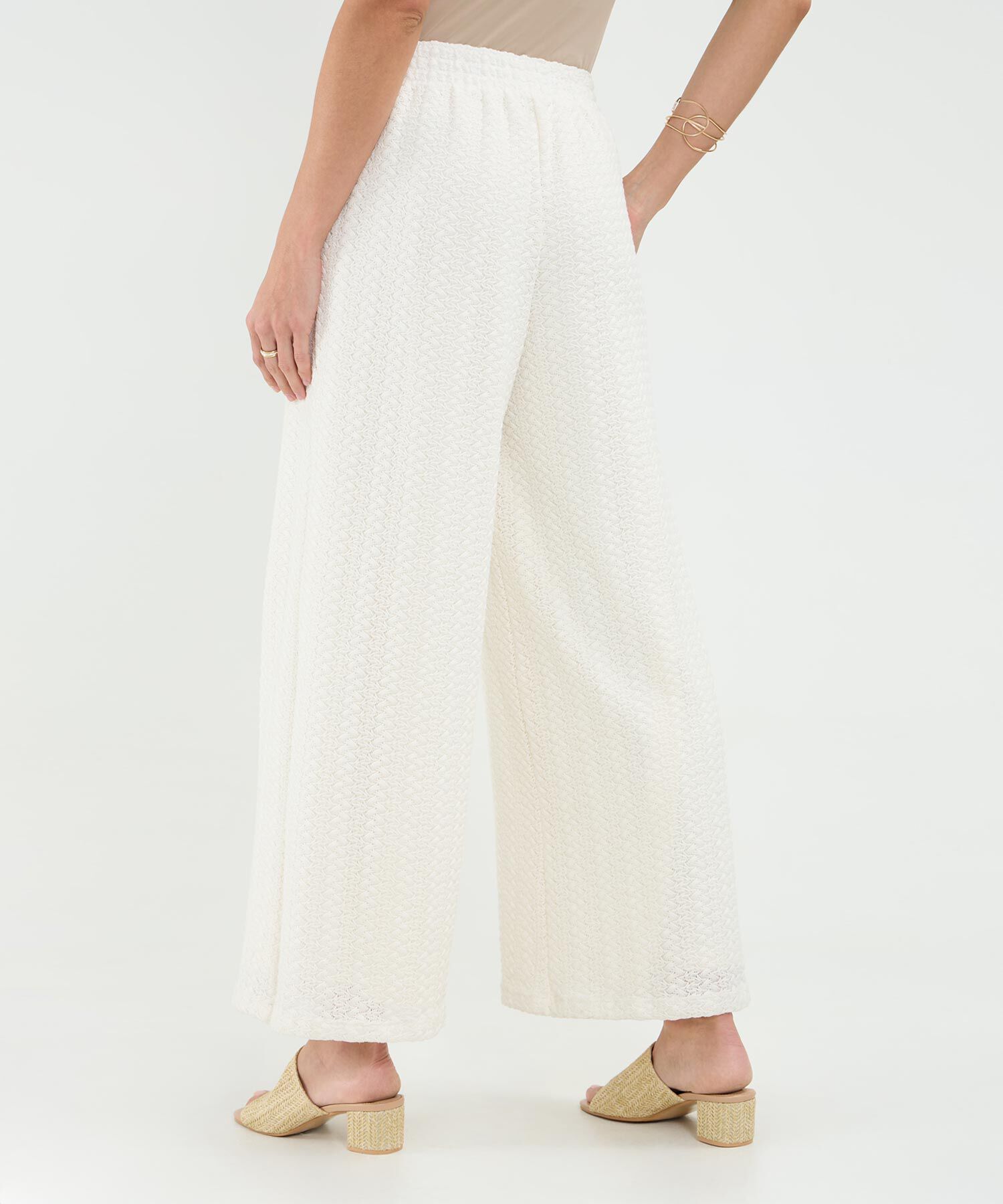 Pantalón Fluido Texturizado