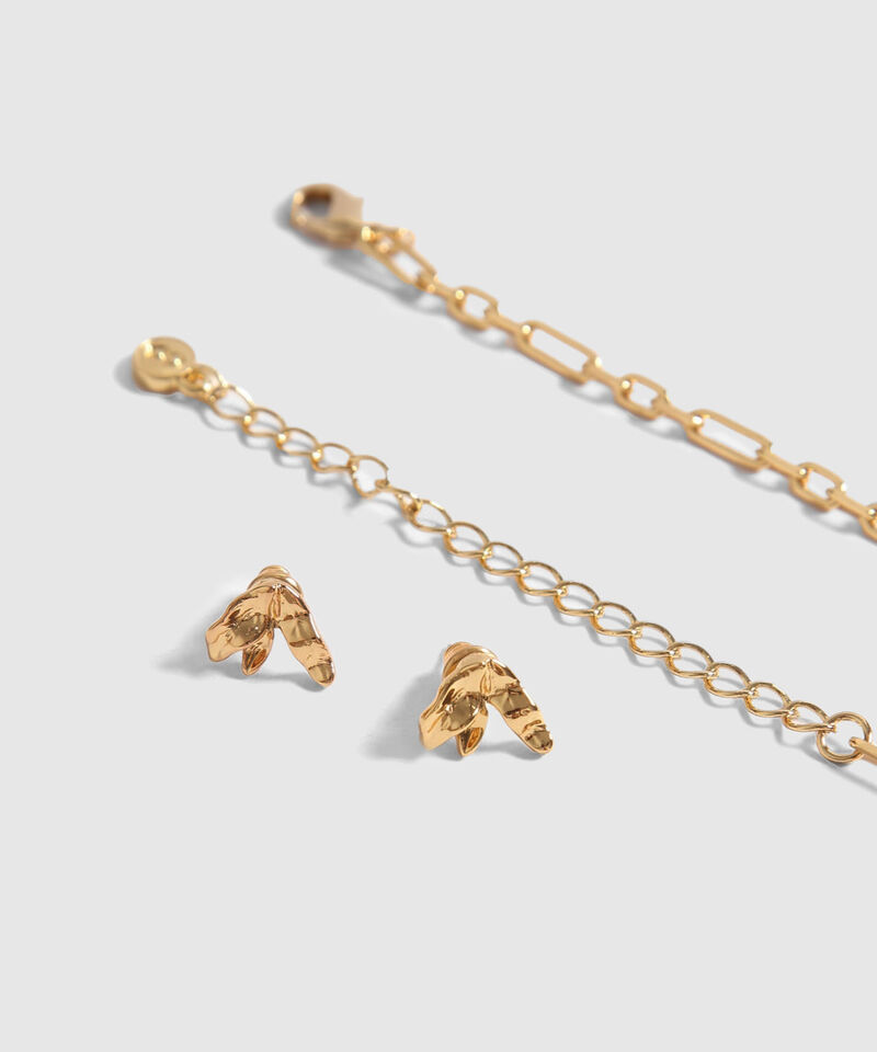 Set de Accesorios Dije de Mariposa