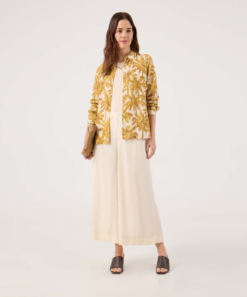 Pantalon Fluido Unicolor image number null