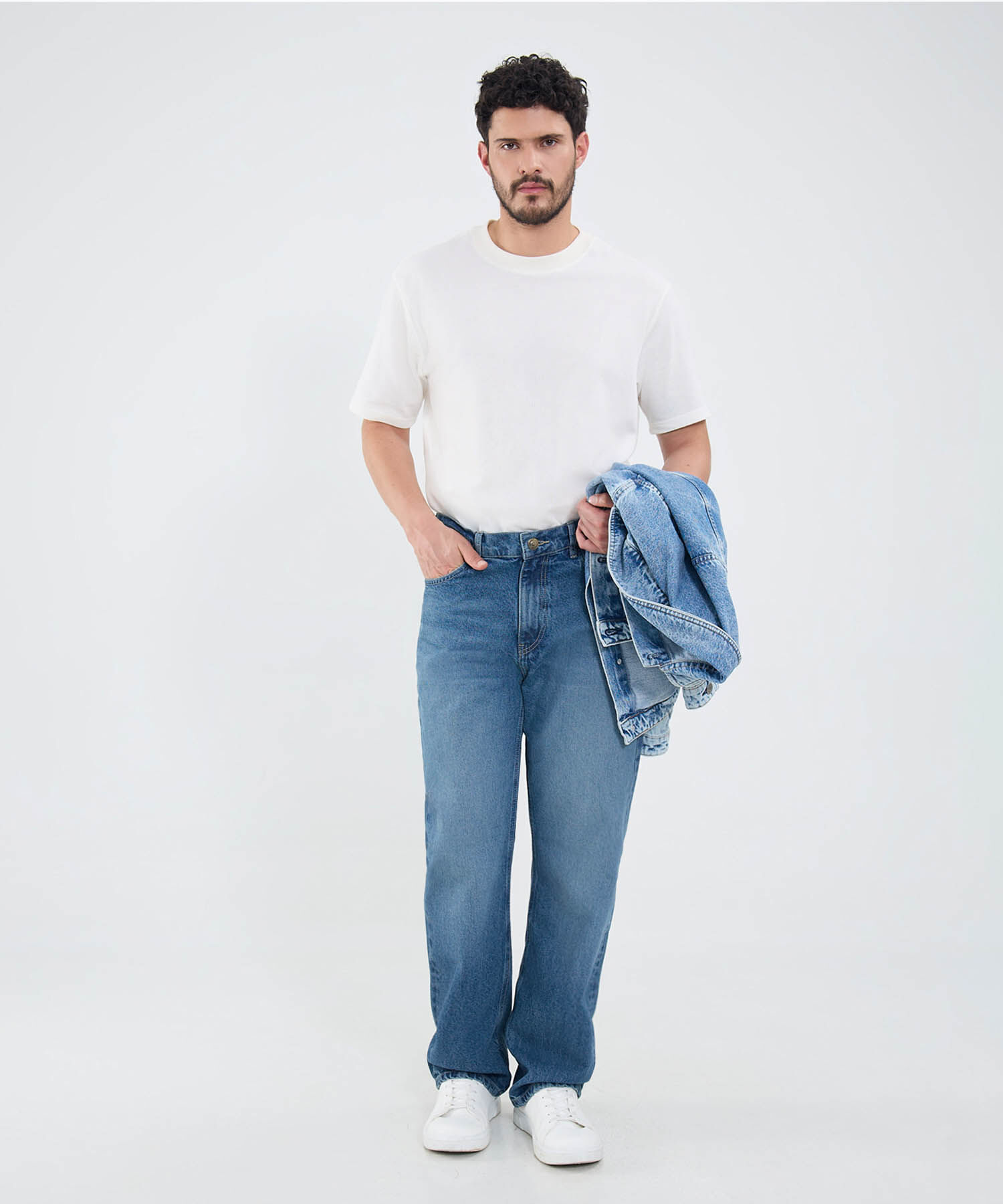 Camiseta Regular Para Hombre