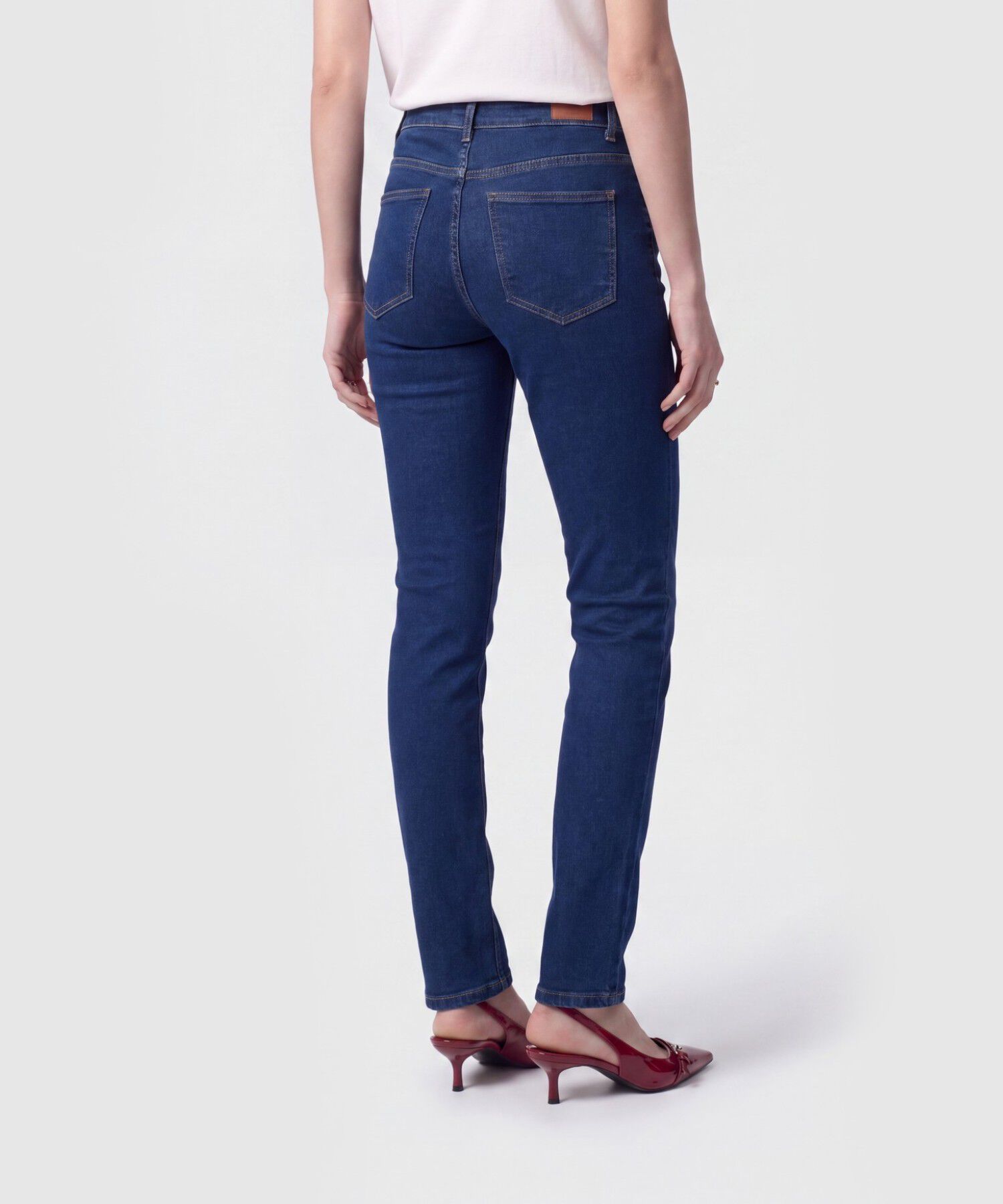 Jeans Skinny de Tiro Alto para Mujer